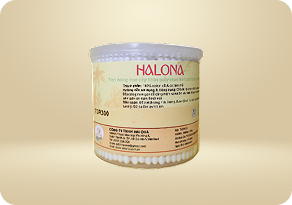 Tăm bông ráy tai thân giấy hộp tròn lớn - 295 que