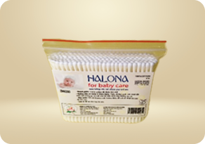 Tăm bông ráy tai trẻ em túi Zipper nhỏ - 190 que