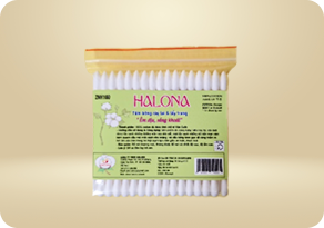 Tăm bông ráy tai & tẩy trang túi Zip nhỏ - 85 que