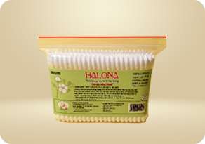 Tăm bông ráy tai & tẩy trang túi Zip lớn - 170 que