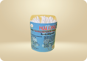 Tăm bông ráy tai & tẩy trang hộp tròn nhỏ - 60 que