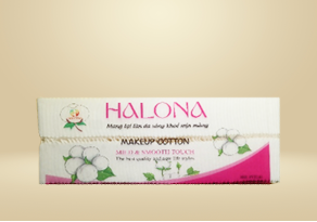 Bông tẩy trang vuông HALO  - 57gr