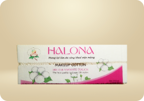 Bông tẩy trang vuông HALO - 140 miếng