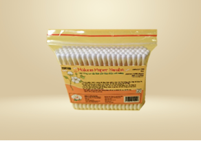 Tăm bông ráy tai thân giấy túi Zipper nhỏ - 45gr