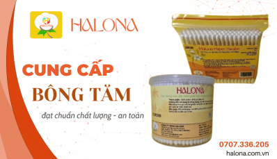 Cung cấp bông tăm Halona đạt chuẩn chất lượng - an toàn cho người dùng