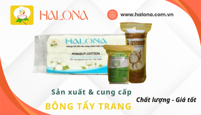 Bông tẩy trang Halona – Lựa chọn hoàn hảo cho làn da của bạn