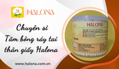 Tăm bông ráy tai thân giấy Halona - Sản phẩm chất lượng, sỉ giá tốt