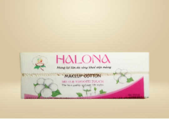 Bông tẩy trang vuông HALO  - 57gr