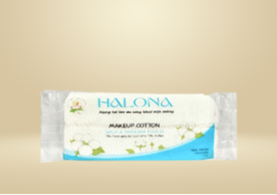 Bông tẩy trang vuông HALO - 38gr
